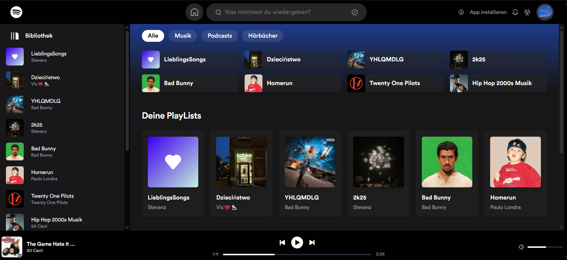 Screenshot von SpotXV